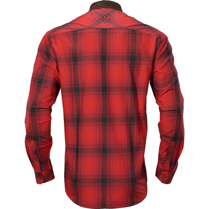 Driven Hunt flannel skjorte Red/Black check - Härkila