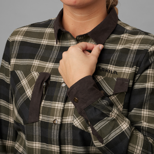 Aivak L/S skjorte - Women Olive - Härkila