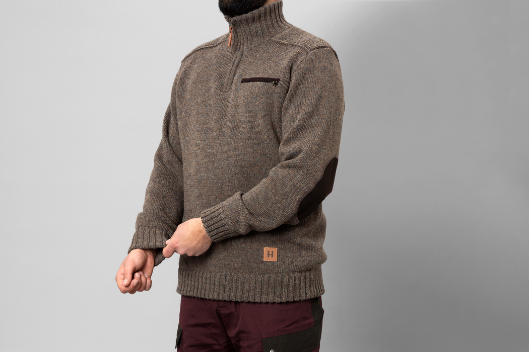 Annaboda 2.0 HSP knit pullover Dark sand - Härkila