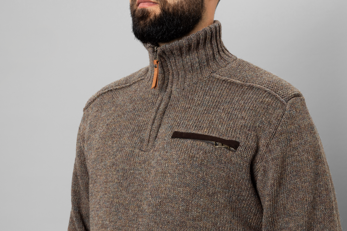 Annaboda 2.0 HSP knit pullover -  Dark sand - Härkila