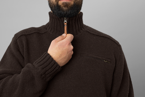 Annaboda 2.0 HSP knit pullover - Demitasse brown - Härkila