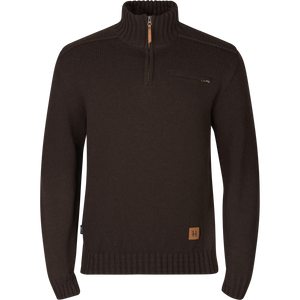 Annaboda 2.0 HSP knit pullover - Demitasse brown - Härkila