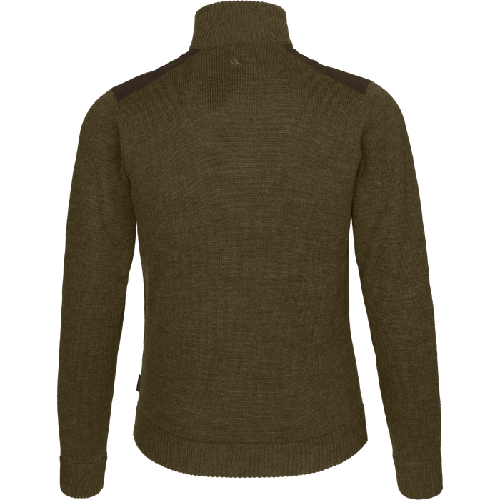 Buckthorn half zip sweater Shaded olive melange - Seeland