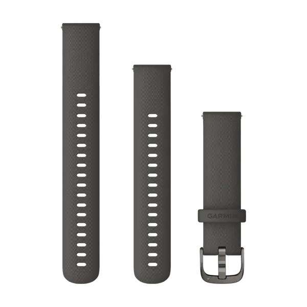 Quick Release remme (20 mm), Berry silikonerem, rustfrit stål hardware 3