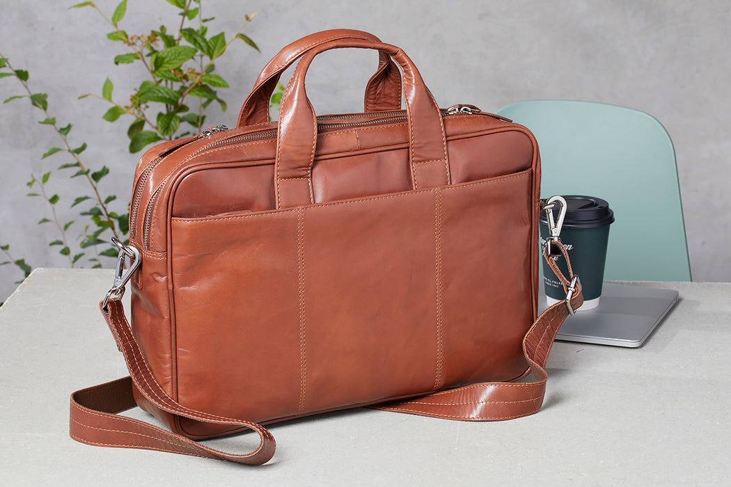 Oslo Computertaske, Cognac