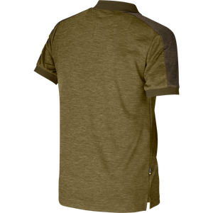 Härkila Tech polo - Dark olive/Willow green - Härkila