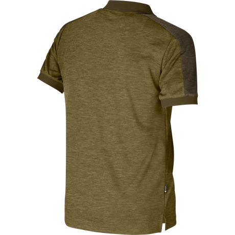 Härkila Tech polo - Dark olive/Willow green - Härkila