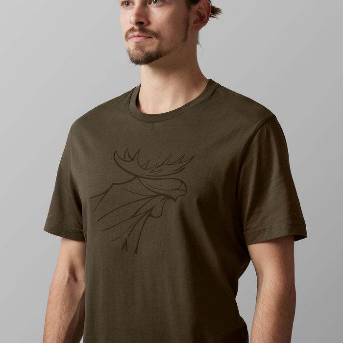 Härkila graphic t-shirt 2-pack Willow green/Grey - Härkila