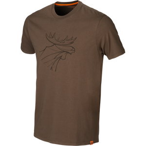 Härkila graphic t-shirt 2-pack - Willow green/Slate brown - Härkila