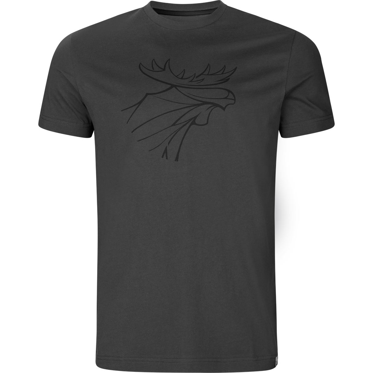Härkila graphic t-shirt 2-pack - Brown granite/Phantom - Härkila