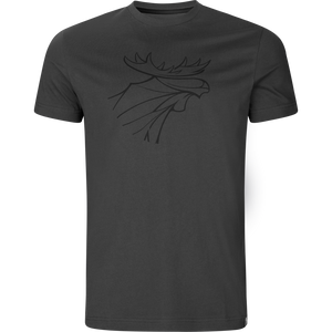 Härkila graphic t-shirt 2-pack - Brown granite/Phantom - Härkila