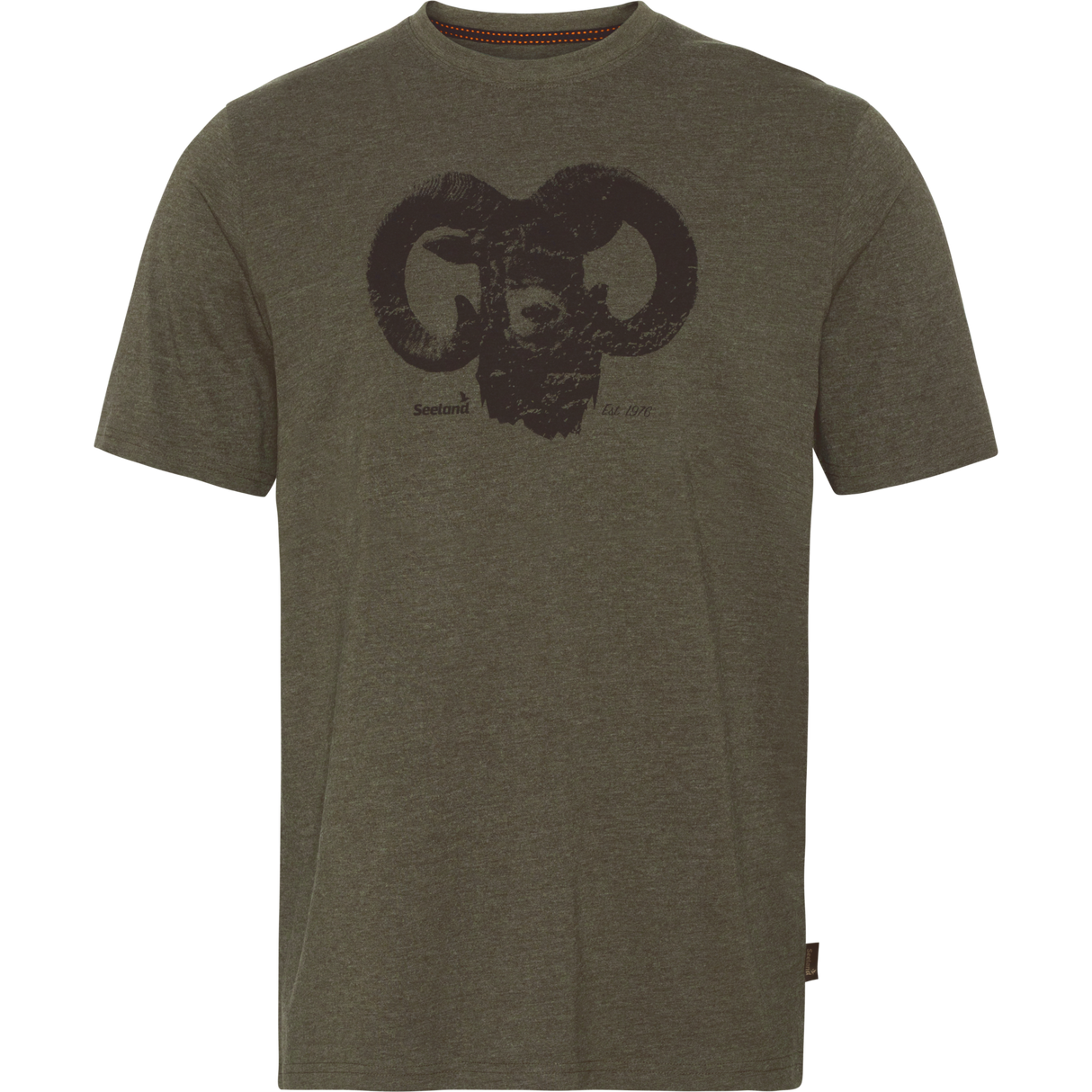 Outdoor t-shirt Pine green melange - Seeland