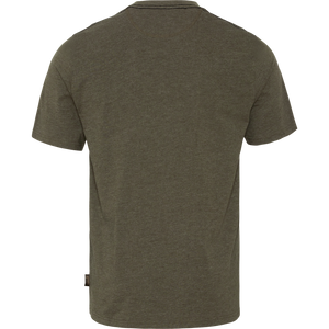 Outdoor t-shirt Pine green melange - Seeland