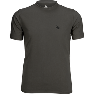 Outdoor 2-pack t-shirt Raven/Pine green - Seeland