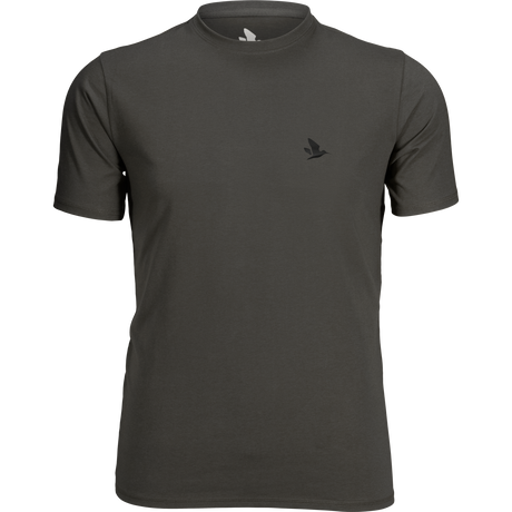 Outdoor 2-pack t-shirt Raven/Pine green - Seeland