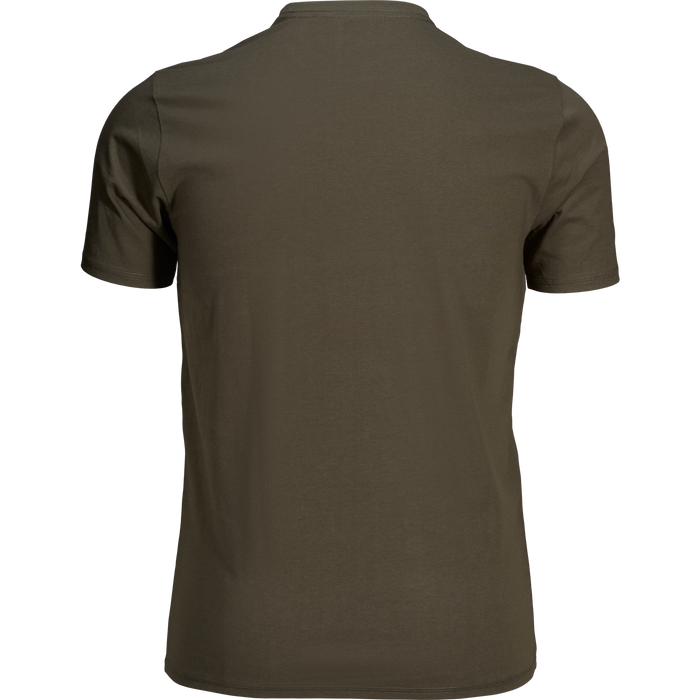 Outdoor 2-pack t-shirt Raven/Pine green - Seeland