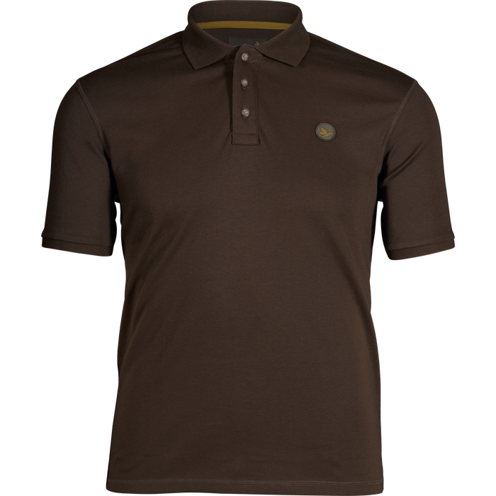 Skeet Polo t-shirt Classic brown - Seeland