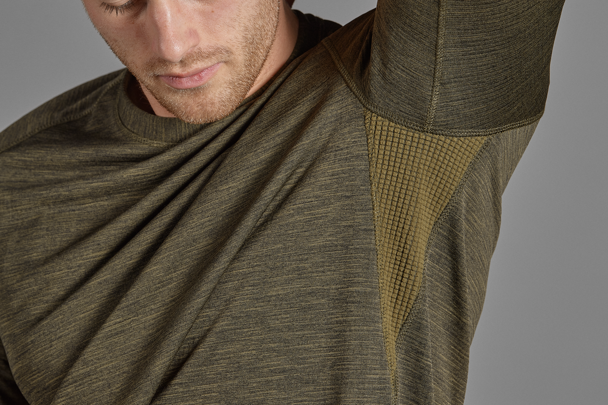 Active L/S T-shirt - Pine green - Seeland