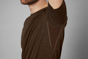 Active S/S T-shirt - Demitasse brown - Seeland