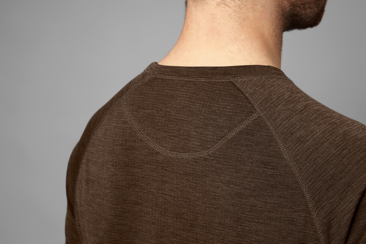 Active S/S T-shirt - Demitasse brown - Seeland