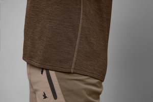 Active S/S T-shirt - Demitasse brown - Seeland