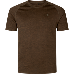 Active S/S T-shirt - Demitasse brown - Seeland