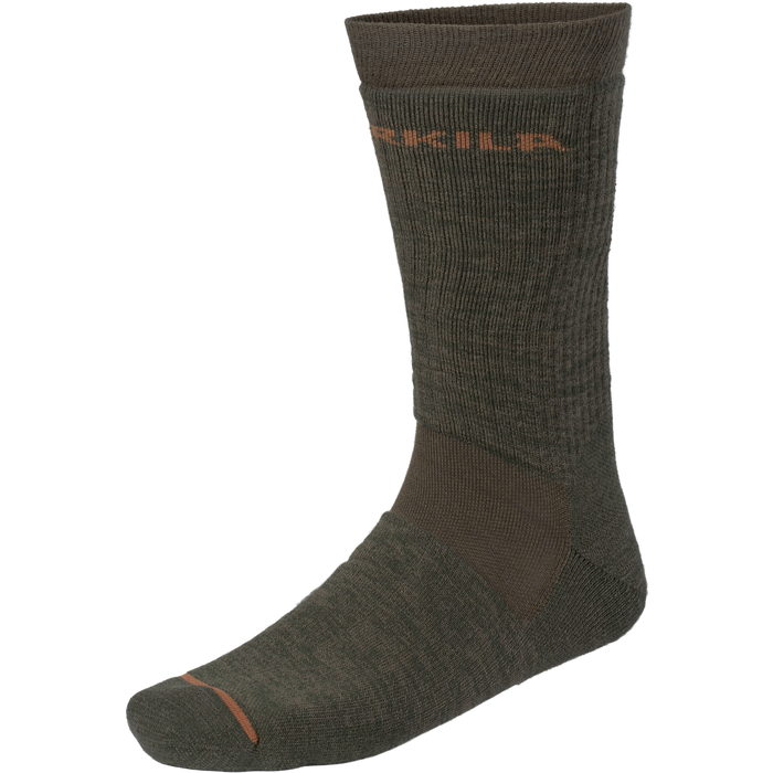 Pro Hunter 2.0 short socks Willow green/Shadow brown - Härkila