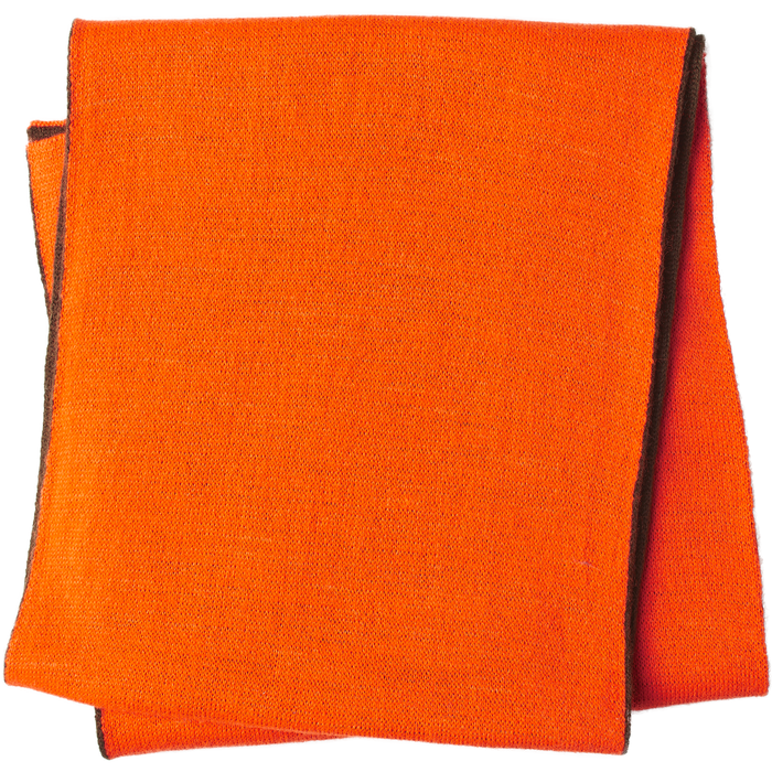 Ian Reversible halstørklæde Hi-vis orange/Pine green - Seeland