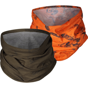 Halsedisse 2-pack - Pine green/InVis orange blaze - Seeland