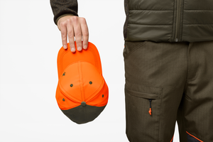 Venture - cap Pine green/Hi-Vis orange - Seeland