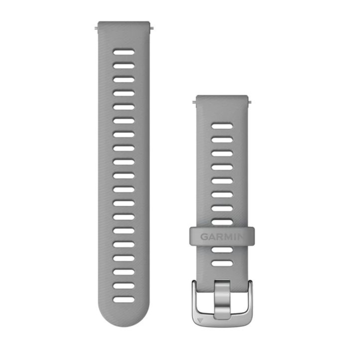 Quick Release remme (20 mm), Mist Grey silikonerem 3