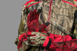 Moose Hunter 2.0 - fleece handsker MossyOak®Break-Up Country®/MossyOak®Red - Härkila