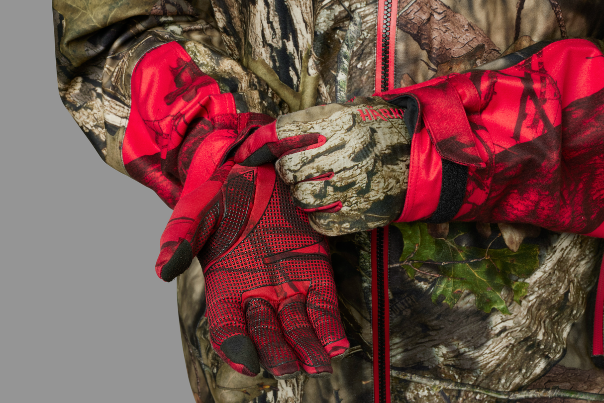 Moose Hunter 2.0 - fleece handsker MossyOak®Break-Up Country®/MossyOak®Red - Härkila