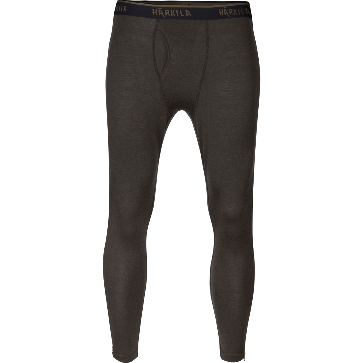 Härkila Base All Season side zip long johns Shadow brown  - Härkila