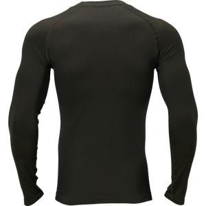 Härkila Base active L/S rund hals Dark willow green - Härkila