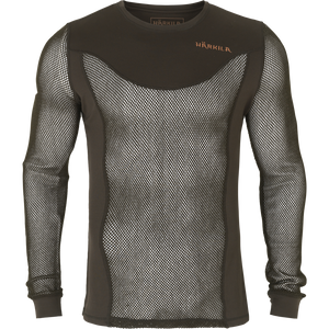 Härkila Base Mesh crew neck Shadow brown  - Härkila