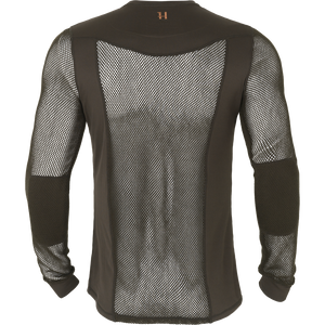 Härkila Base Mesh crew neck Shadow brown  - Härkila