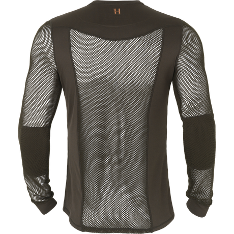 Härkila Base Mesh crew neck Shadow brown  - Härkila