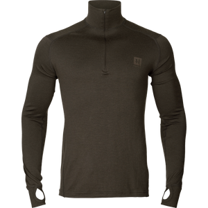 Härkila Base All Season half zip Shadow brown  - Härkila