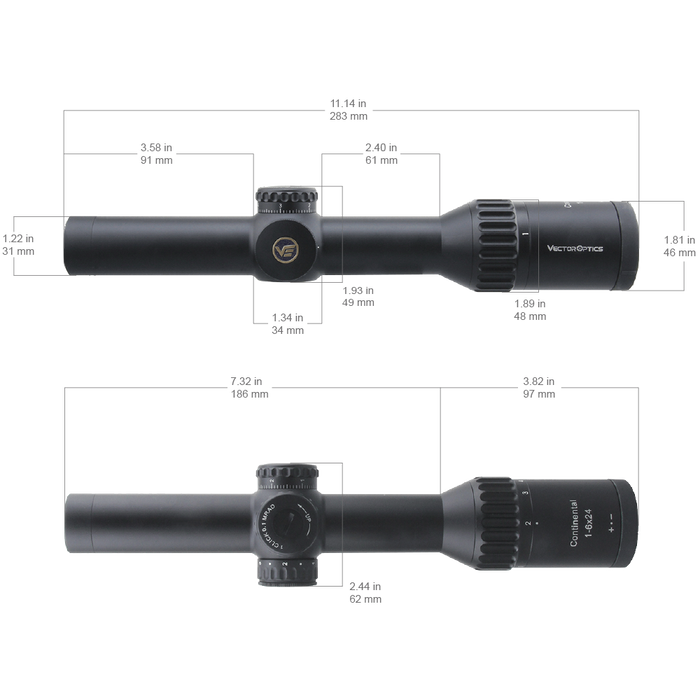 VECTOR CONTINENTAL 1-6X24