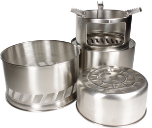 Hiking Wood Stove - Hallmark - Stainless Steel