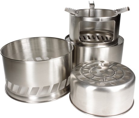 Hiking Wood Stove - Hallmark - Stainless Steel