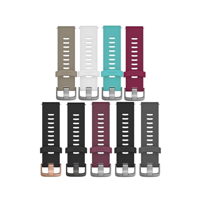 Quick Release remme (20 mm), Cerise, rustfri hardware 3