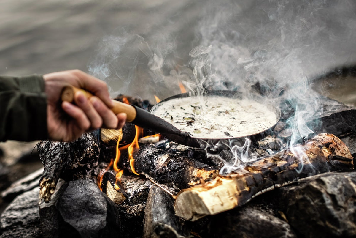Fry Pan ø 21 cm - Hallmark - Black/Wood