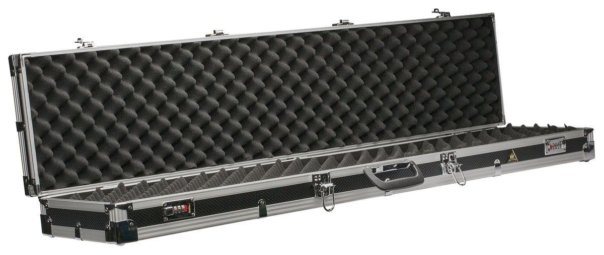 Buffalo River riffelkuffert - Alu/plast Sort 119x25x12,5cm