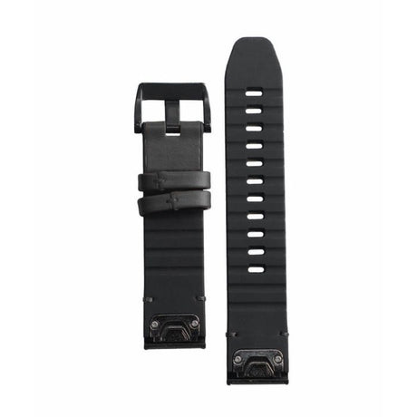 QuickFit® 22 urremme, Læder/FKM hybridrem, Tundra/sort 2