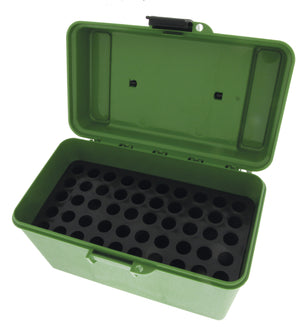 MTM patronbox 50 stk. patr. m/håndtag - Kal.17REM.-.222MAG