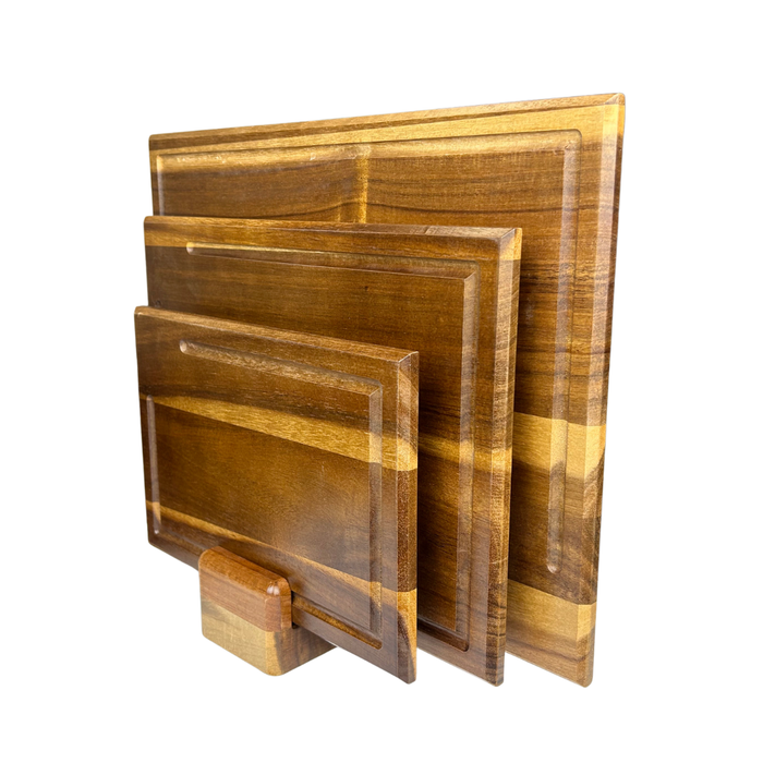 3 stk skærebræt inklusiv holder