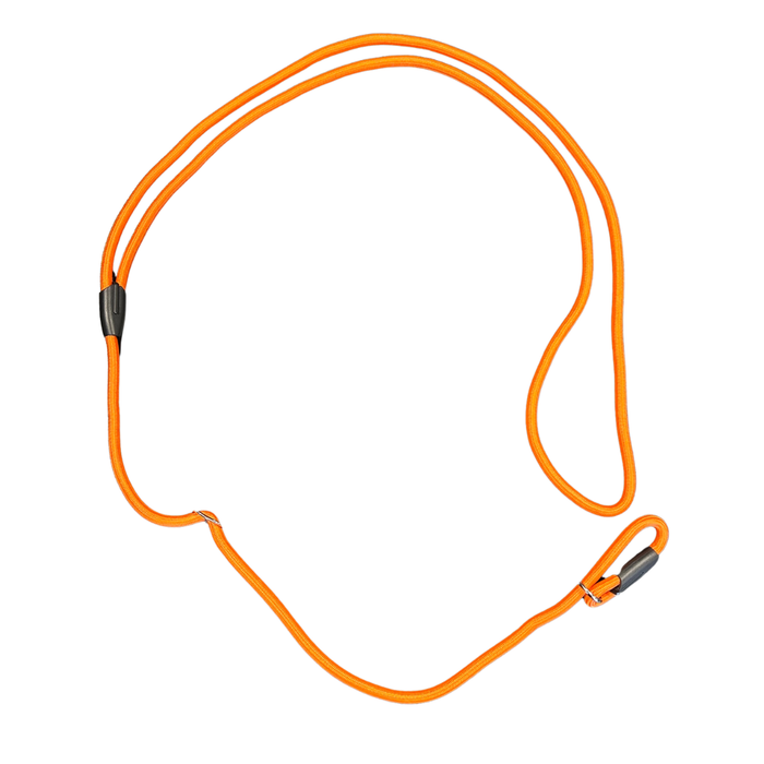 Hundesnor/retriverline med skulderloop Orange - 10mm x 180cm - HuntElite