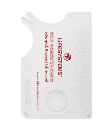 Tick Remover Card flåtfjerner - Lifesystems